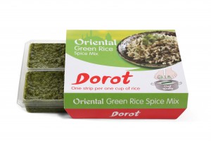 צילום מוצרי מזון - רוטב ירוק לאורז צולם עבור חברת דורות