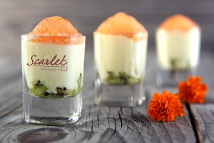 צילום מזון לכתבה על קוקטלים - סקרלט